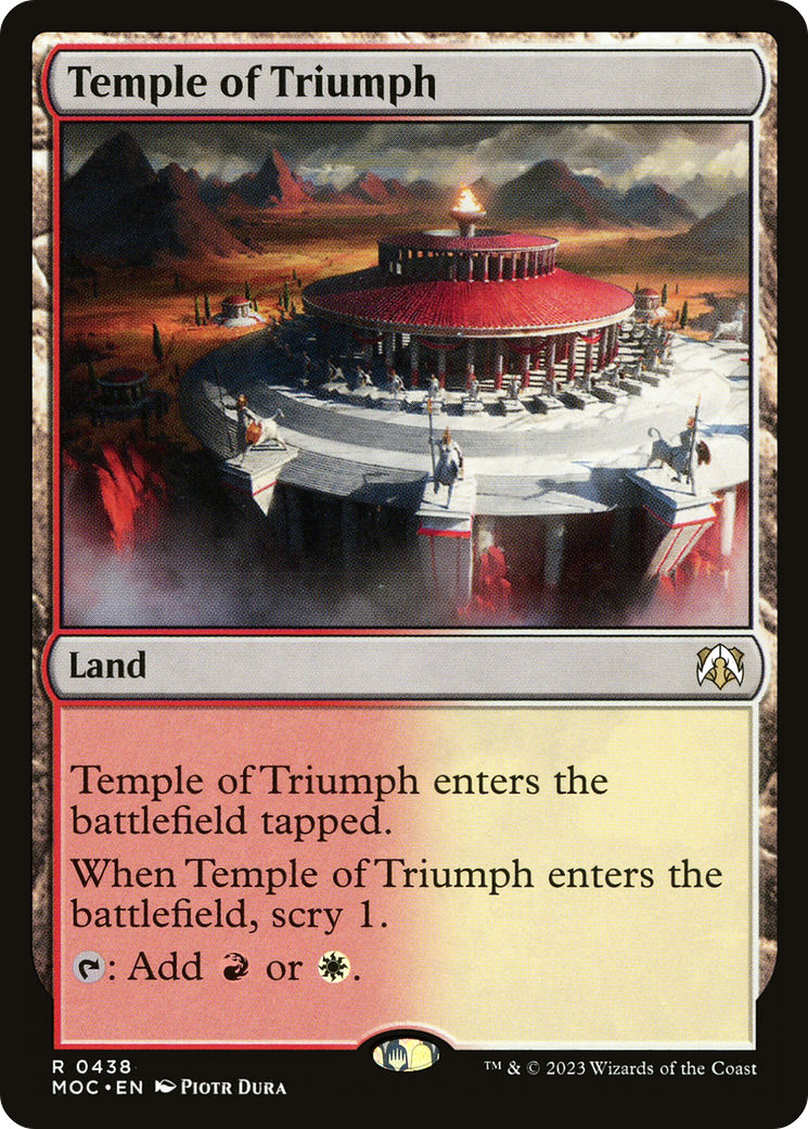 Temple of Triumph [March of the Machine Commander] | Game Grid - Logan