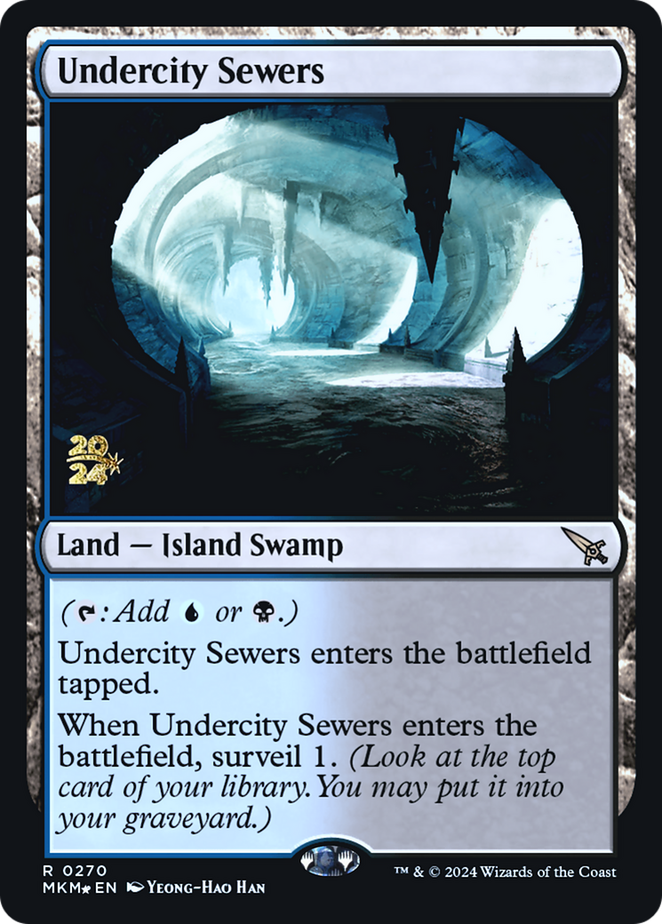 Undercity Sewers [Murders at Karlov Manor Prerelease Promos] | Game Grid - Logan