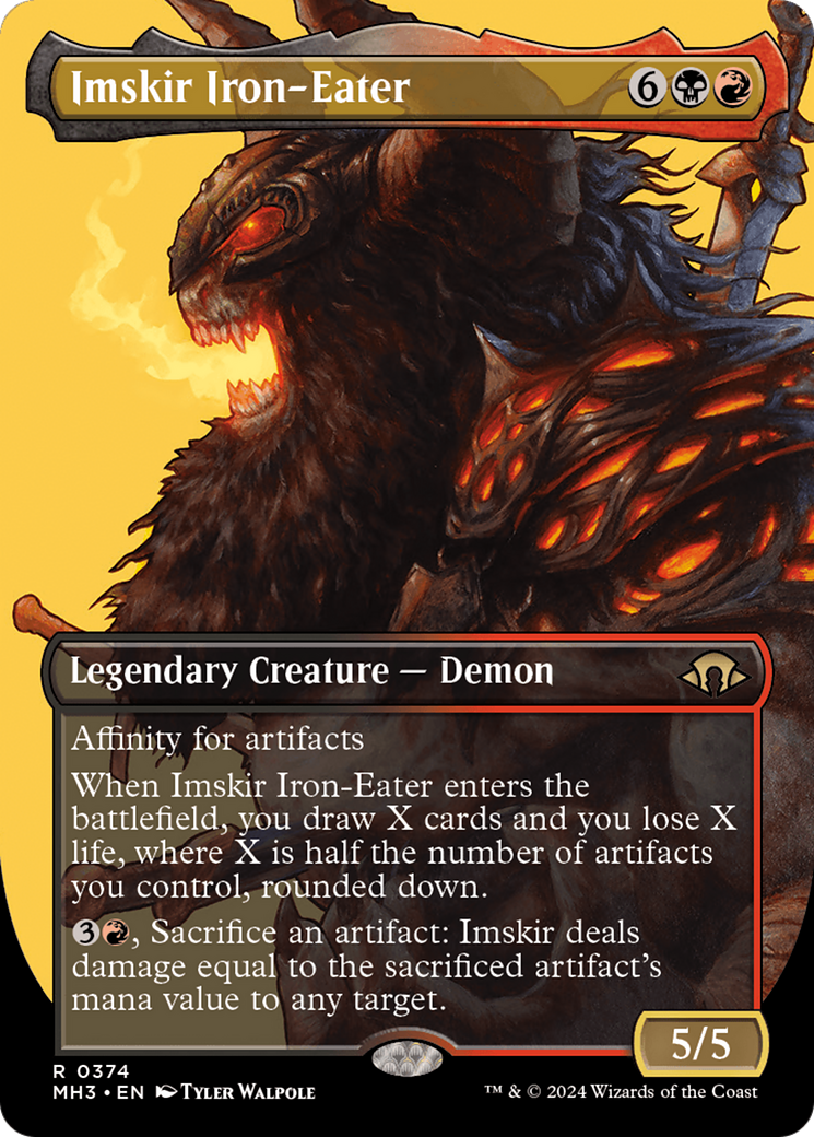 Imskir Iron-Eater (Borderless) [Modern Horizons 3] | Game Grid - Logan