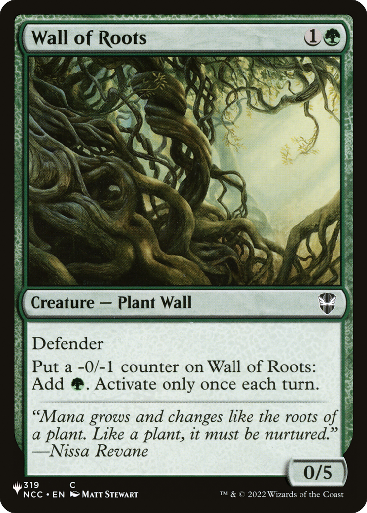 Wall of Roots [The List Reprints] | Game Grid - Logan