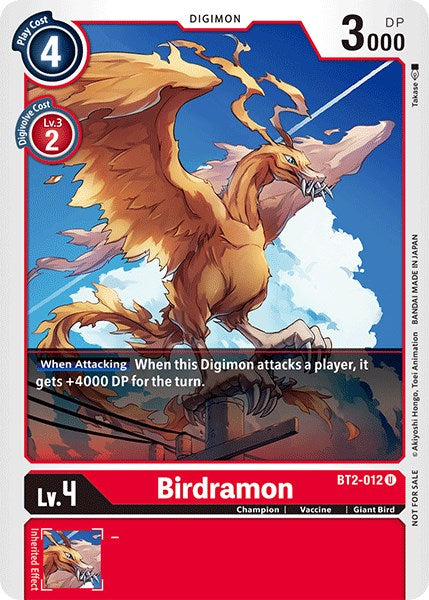Birdramon [BT2-012] (Official Tournament Pack Vol.3) [Release Special Booster Promos] | Game Grid - Logan