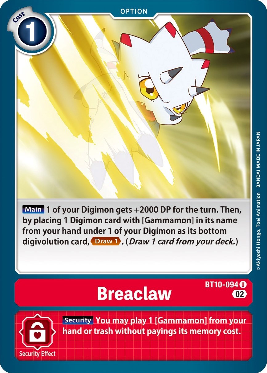 Breaclaw [BT10-094] [Xros Encounter] | Game Grid - Logan