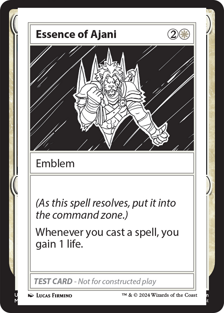 Essence of Ajani [Mystery Booster 2 Playtest Cards] | Game Grid - Logan