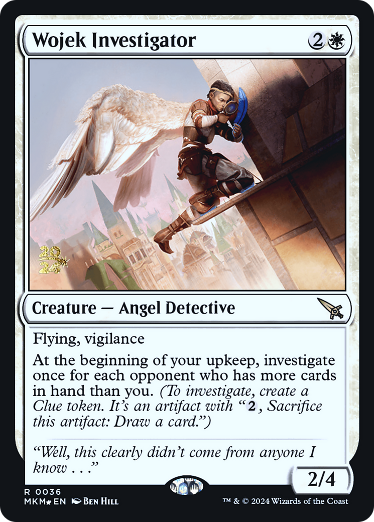 Wojek Investigator [Murders at Karlov Manor Prerelease Promos] | Game Grid - Logan