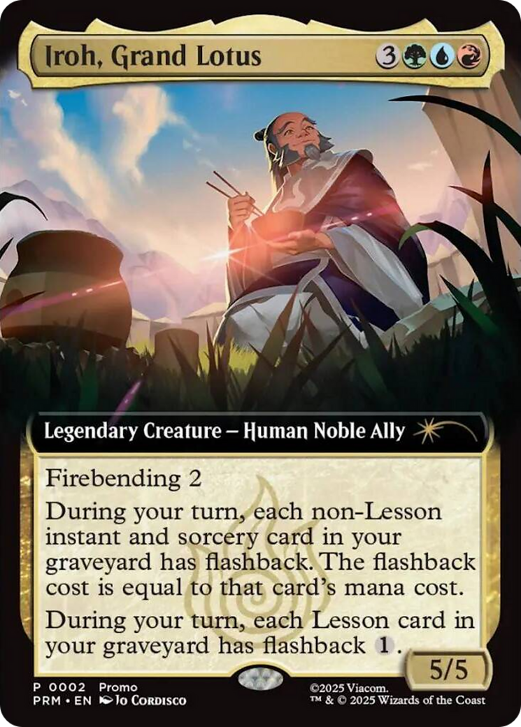 Iroh, Grand Lotus (Extended Art) [Avatar: The Last Airbender Promos] | Game Grid - Logan