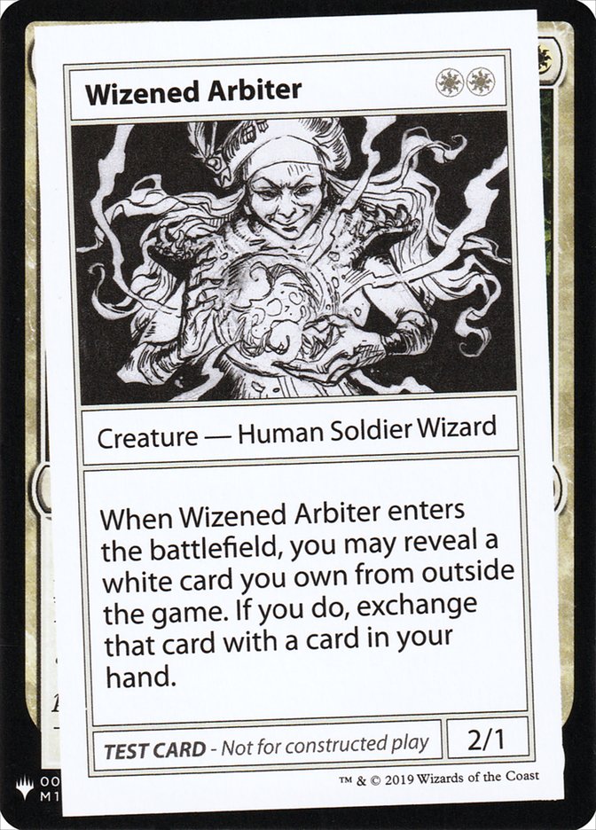 Wizened Arbiter [Mystery Booster Playtest Cards] | Game Grid - Logan