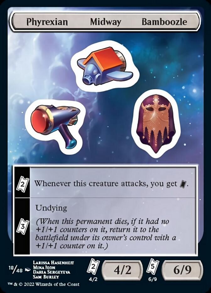 Phyrexian Midway Bamboozle [Unfinity Stickers] | Game Grid - Logan