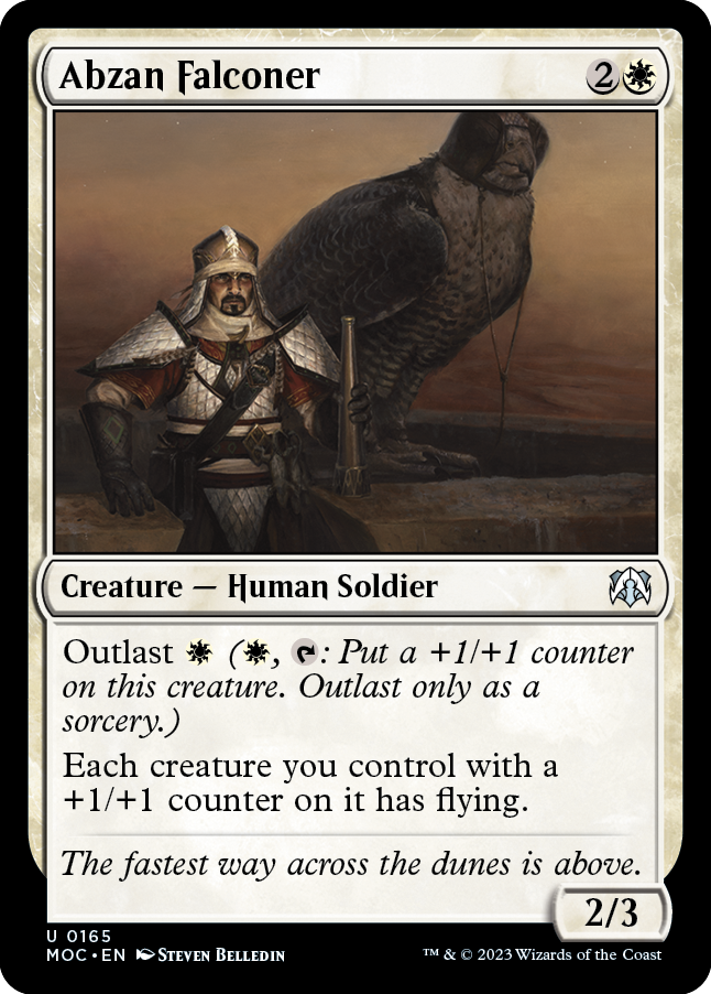 Abzan Falconer [March of the Machine Commander] | Game Grid - Logan