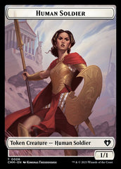 Elemental (0037) // Human Soldier Double-Sided Token [Commander Masters Tokens] | Game Grid - Logan