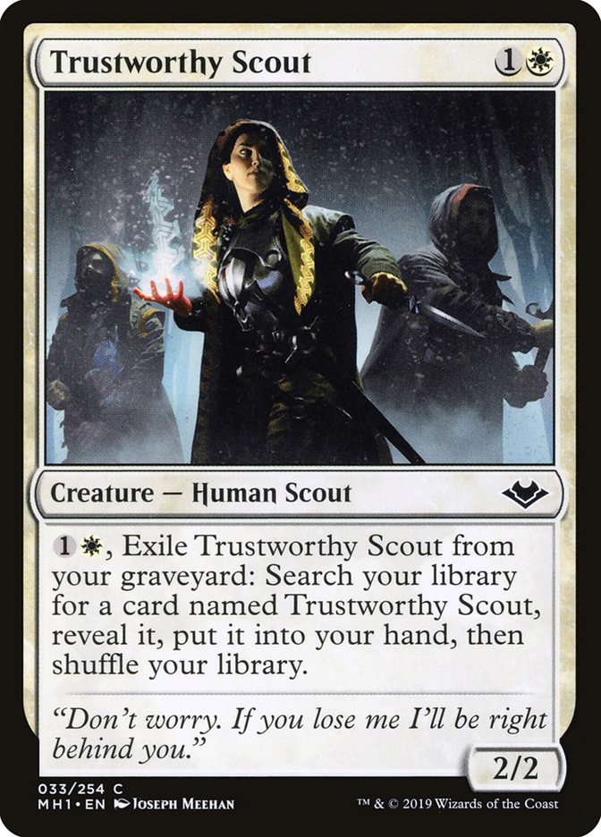 Trustworthy Scout [Modern Horizons] | Game Grid - Logan