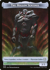 Phyrexian Goblin // The Hollow Sentinel Double-Sided Token [Phyrexia: All Will Be One Tokens] | Game Grid - Logan