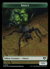 Thopter // Insect Double-Sided Token [Commander Masters Tokens] | Game Grid - Logan