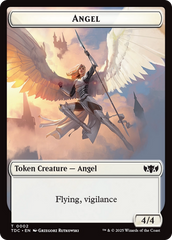 Angel // Spirit Double-Sided Token [Tarkir: Dragonstorm Commander Tokens] | Game Grid - Logan
