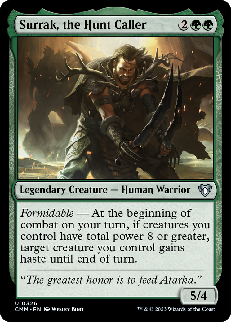 Surrak, the Hunt Caller [Commander Masters] | Game Grid - Logan