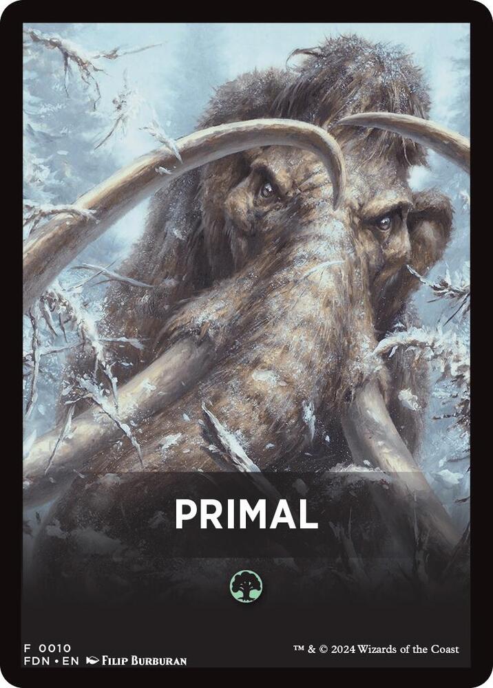 Primal Theme Card [Foundations Tokens] | Game Grid - Logan