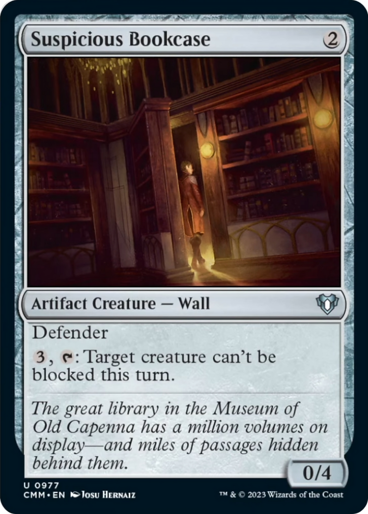 Suspicious Bookcase [Commander Masters] | Game Grid - Logan