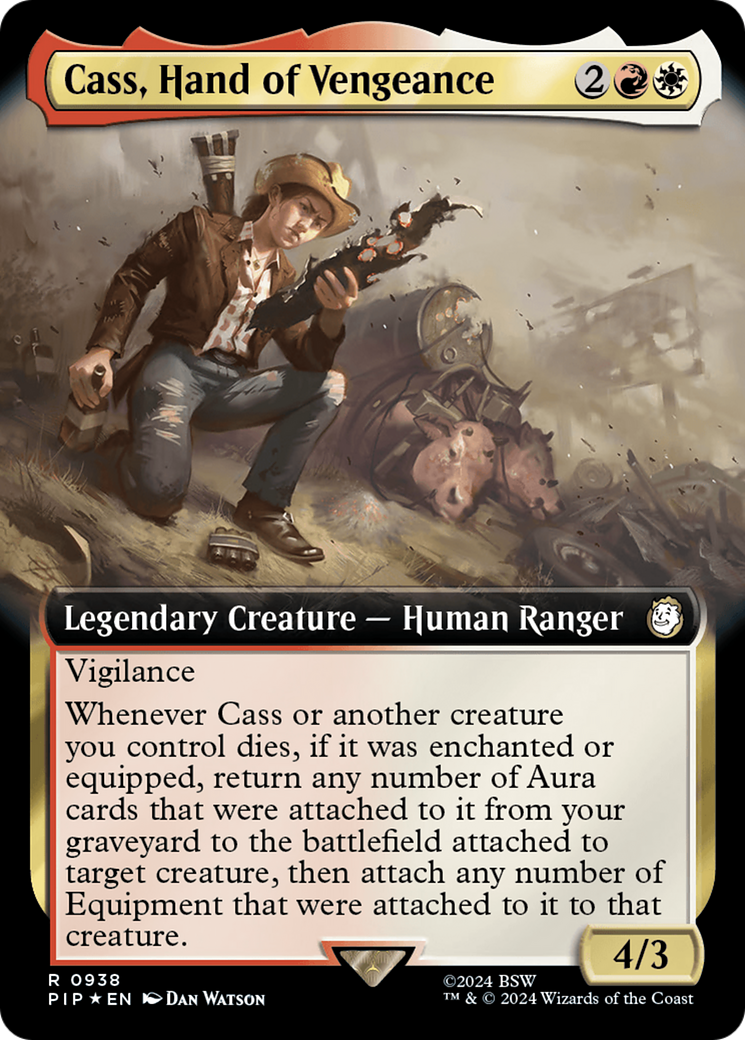 Cass, Hand of Vengeance (Extended Art) (Surge Foil) [Fallout] | Game Grid - Logan