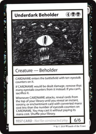 Underdark Beholder (2021 Edition) [Mystery Booster Playtest Cards] | Game Grid - Logan