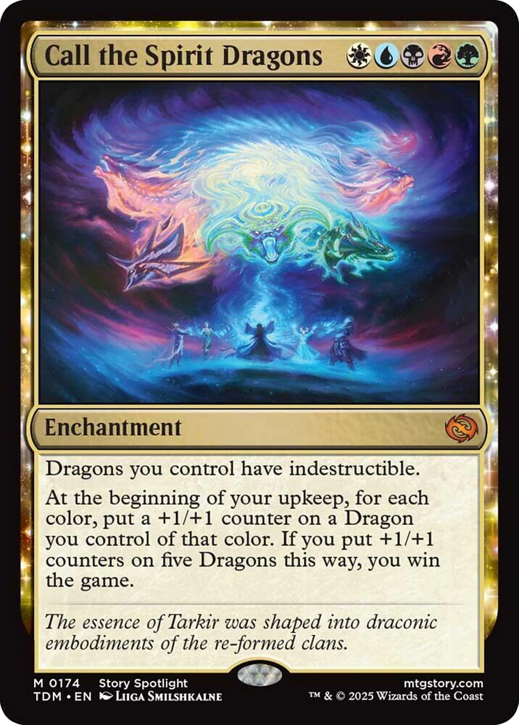 Call the Spirit Dragons [Tarkir: Dragonstorm] | Game Grid - Logan