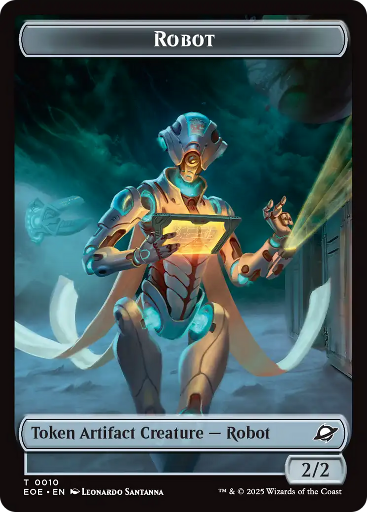 Robot // Drone Double-Sided Token [Edge of Eternities Tokens] | Game Grid - Logan