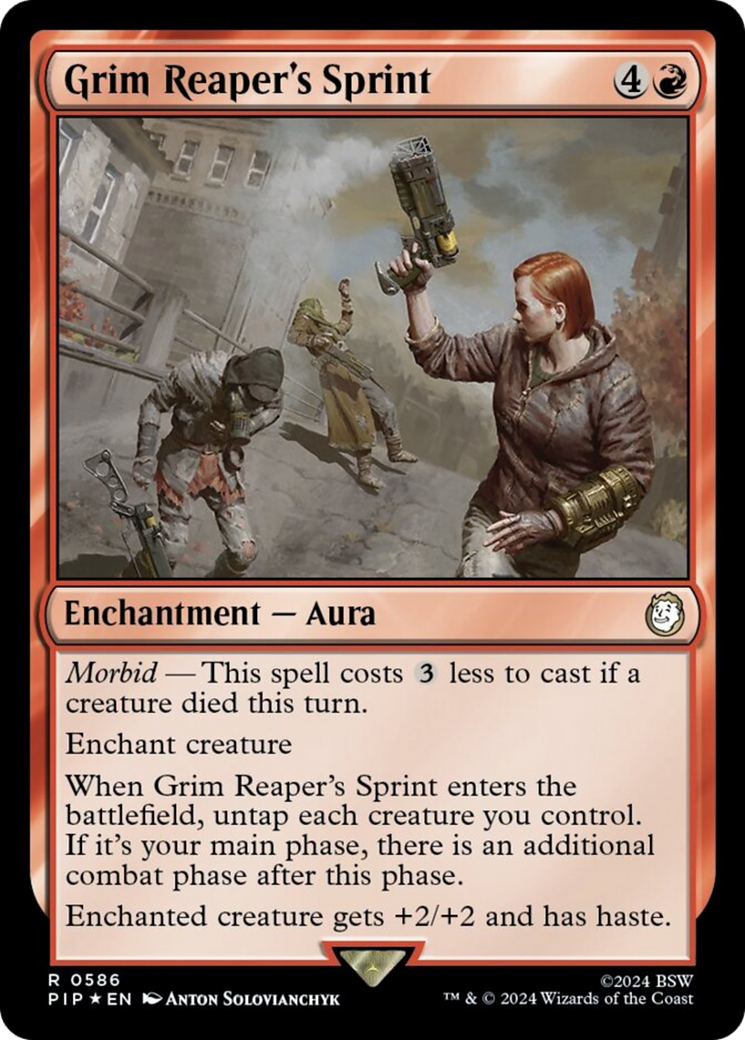 Grim Reaper's Sprint (Surge Foil) [Fallout] | Game Grid - Logan