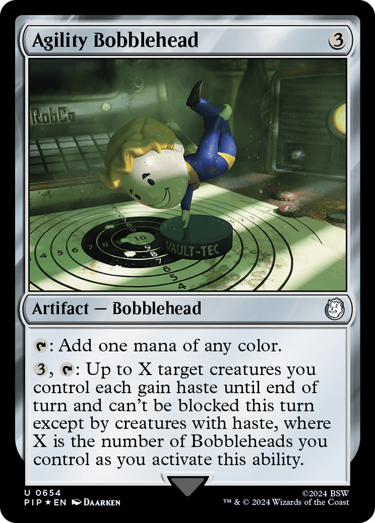 Agility Bobblehead (Surge Foil) [Fallout] | Game Grid - Logan