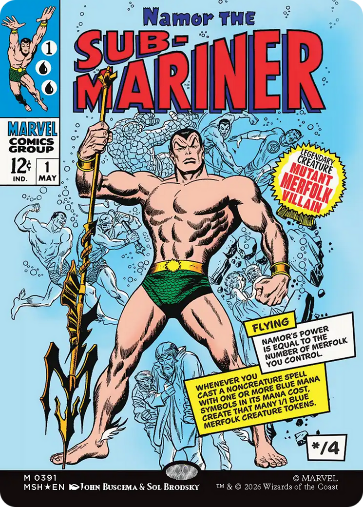 Namor The Sub-Mariner (Borderless) [Marvel Super Heroes] | Game Grid - Logan