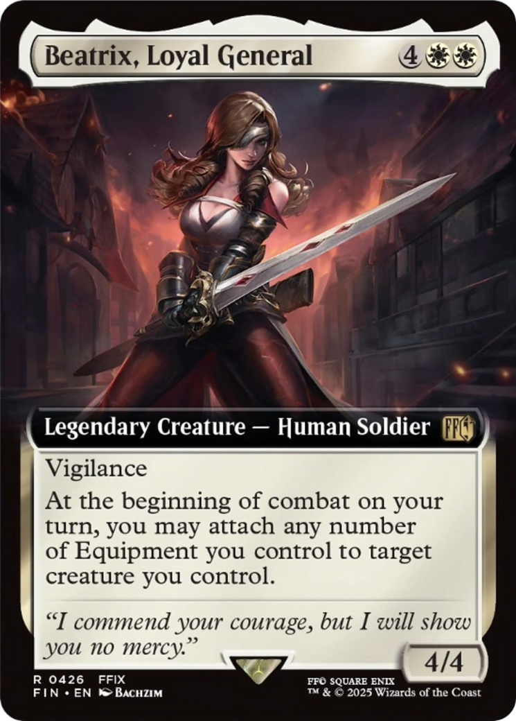 Beatrix, Loyal General (Extended Art) [FINAL FANTASY] | Game Grid - Logan