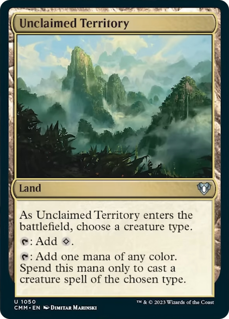 Unclaimed Territory [Commander Masters] | Game Grid - Logan