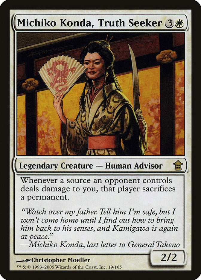 Michiko Konda, Truth Seeker [Saviors of Kamigawa] | Game Grid - Logan