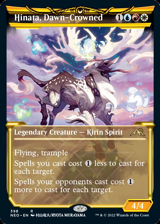 Hinata, Dawn-Crowned (Showcase Soft Glow) [Kamigawa: Neon Dynasty] | Game Grid - Logan