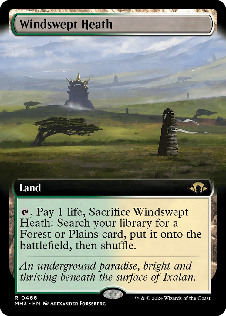 Windswept Heath (Extended Art) [Modern Horizons 3] | Game Grid - Logan