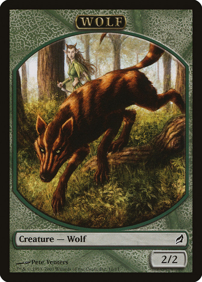 Wolf Token [Lorwyn Tokens] | Game Grid - Logan