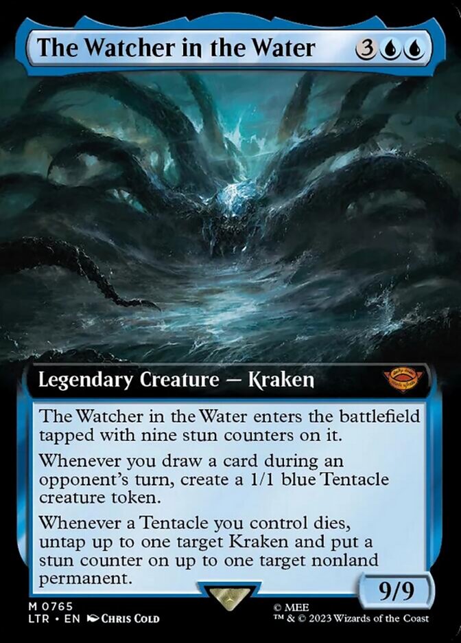 The Watcher in the Water (Extended Art) (Surge Foil) [The Lord of the Rings: Tales of Middle-Earth] | Game Grid - Logan