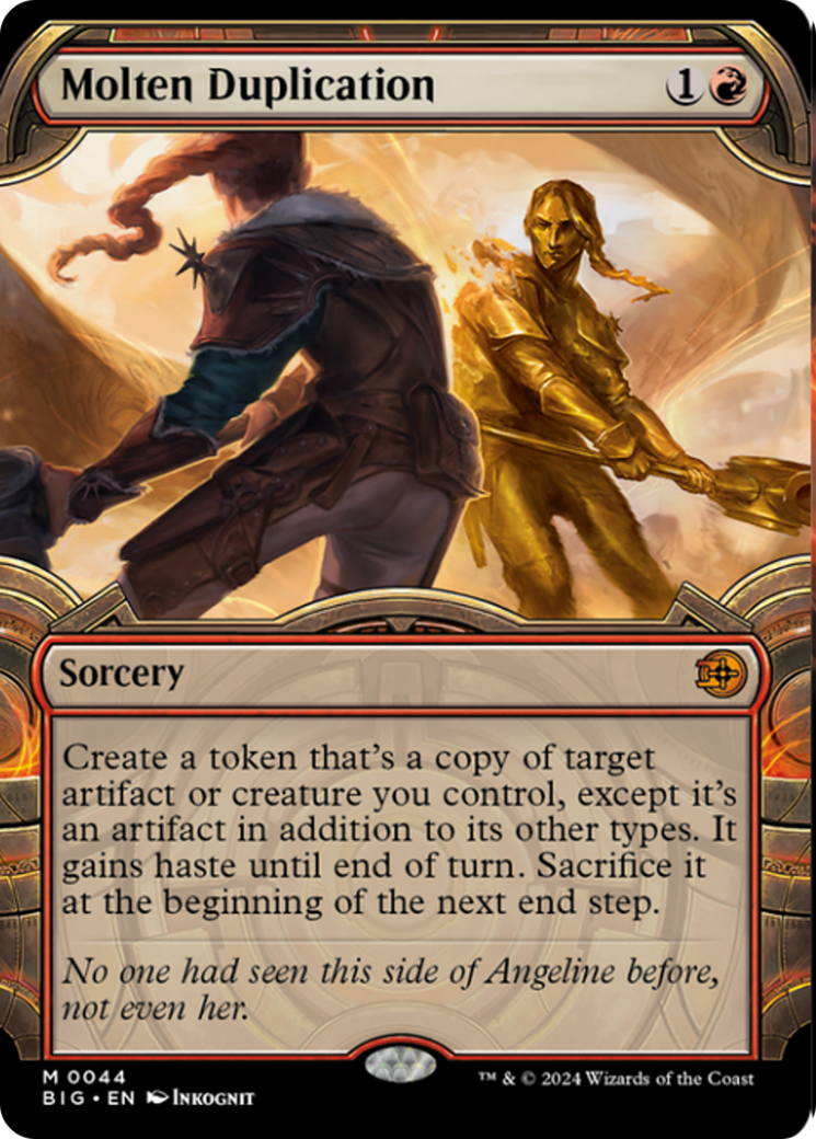 Molten Duplication (Showcase) [Outlaws of Thunder Junction: The Big Score] | Game Grid - Logan