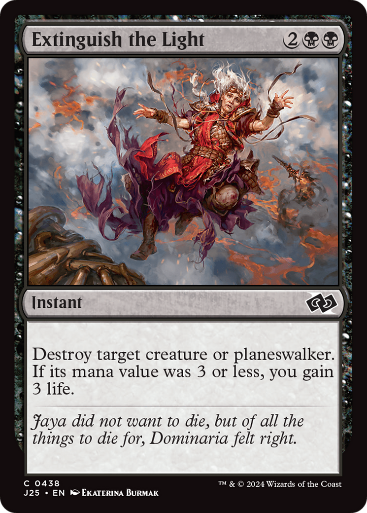 Extinguish the Light [Foundations Jumpstart] | Game Grid - Logan