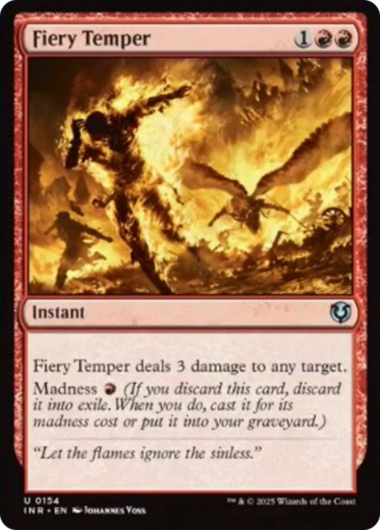 Fiery Temper [Innistrad Remastered] | Game Grid - Logan