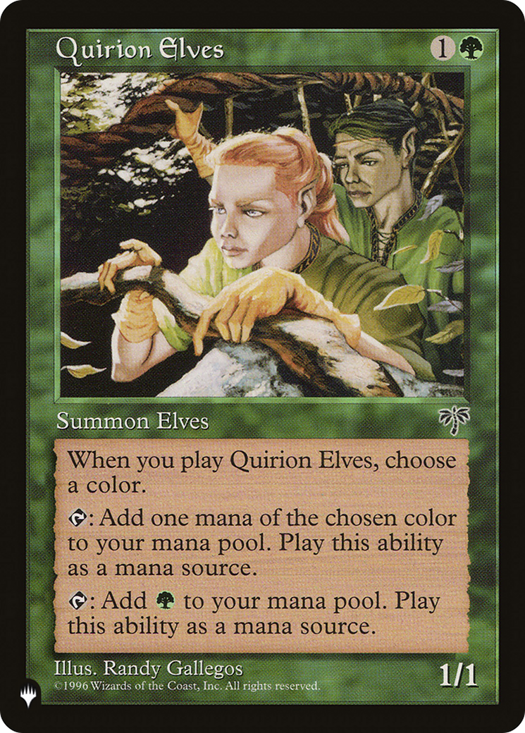 Quirion Elves [The List Reprints] | Game Grid - Logan