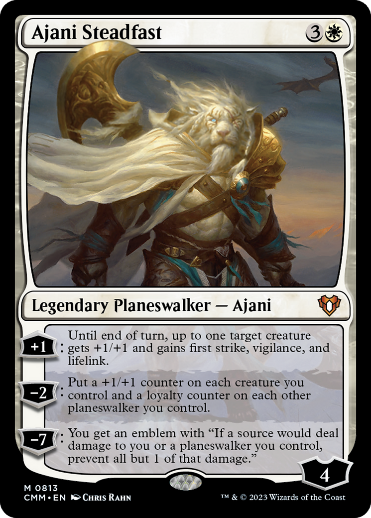 Ajani Steadfast [Commander Masters] | Game Grid - Logan