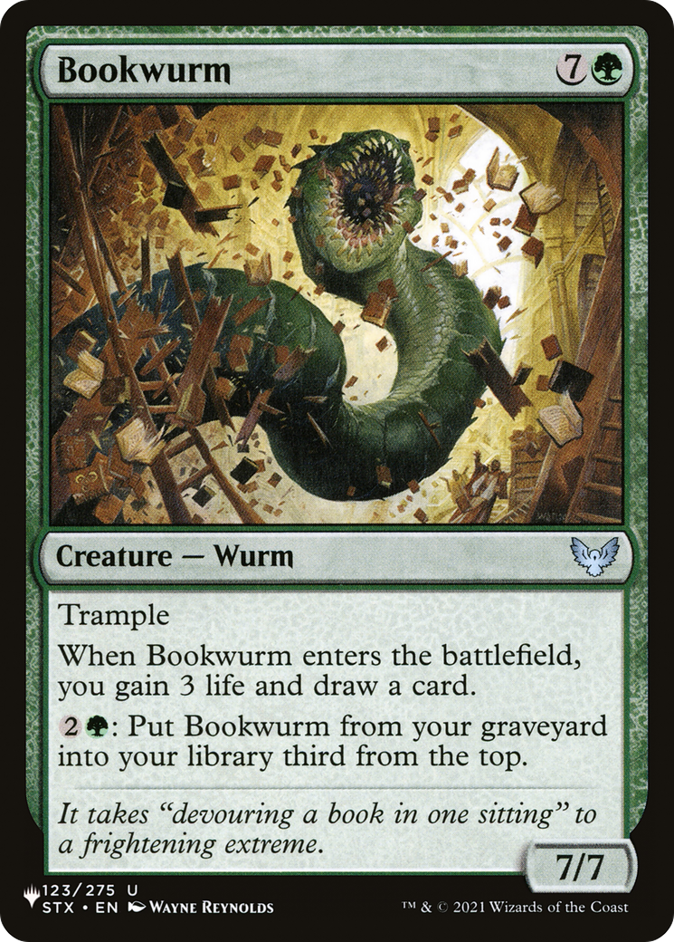 Bookwurm [The List Reprints] | Game Grid - Logan