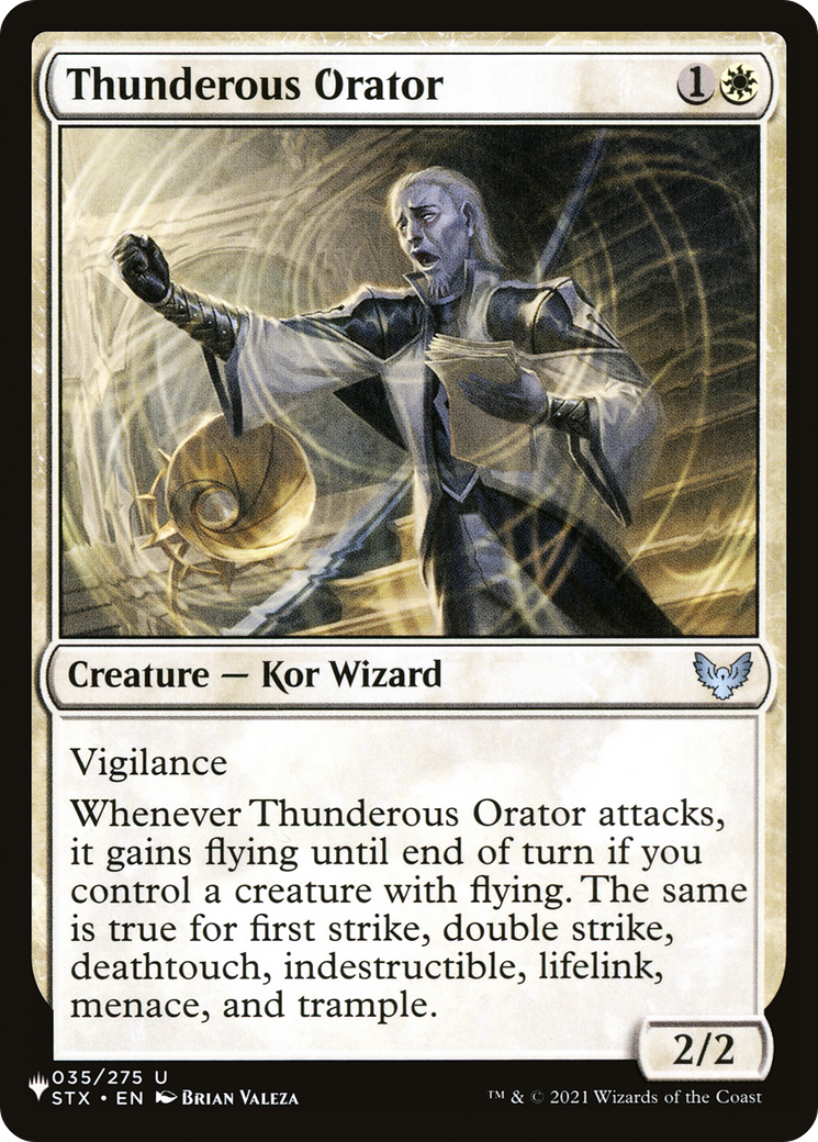 Thunderous Orator [The List] | Game Grid - Logan