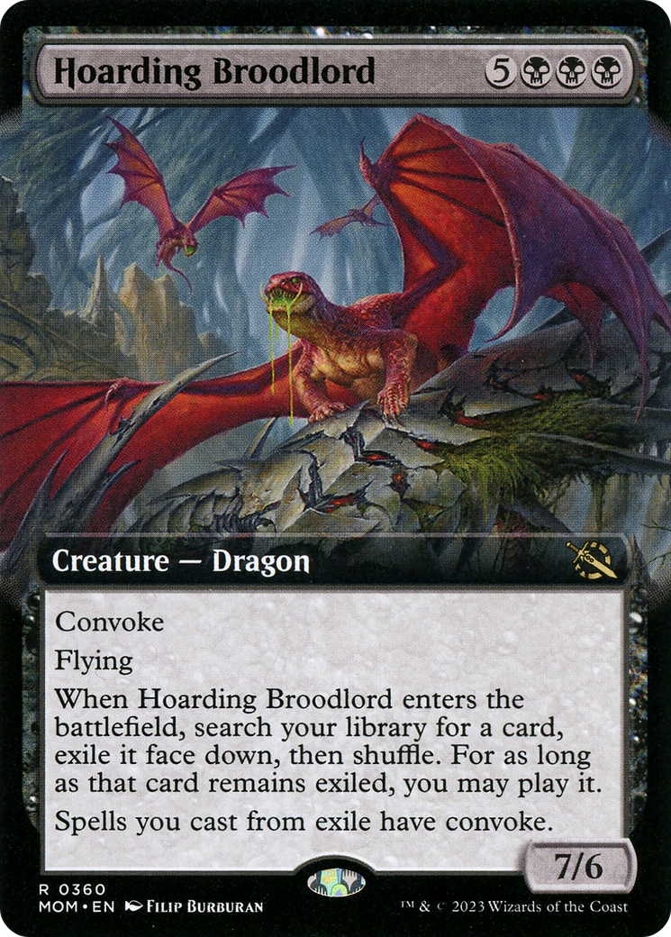 Hoarding Broodlord (Extended Art) [March of the Machine] | Game Grid - Logan