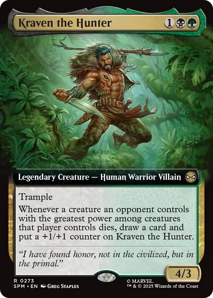 Kraven the Hunter (Extended Art) [Marvel's Spider-Man] | Game Grid - Logan