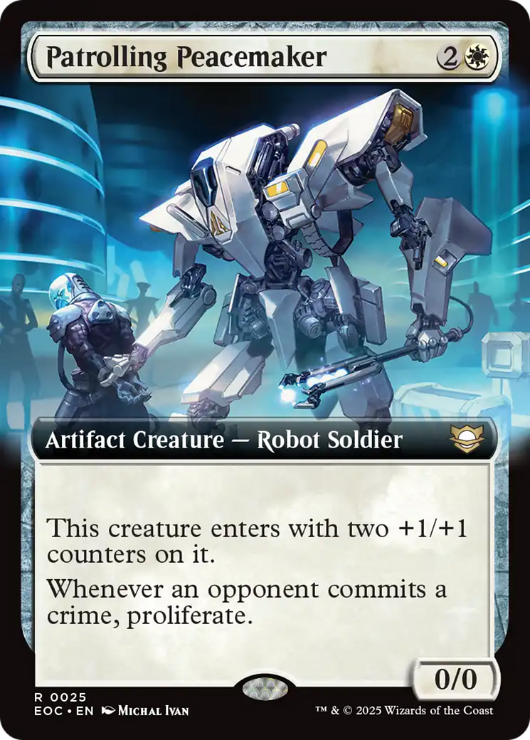 Patrolling Peacemaker (Extended Art) [Edge of Eternities Commander] | Game Grid - Logan