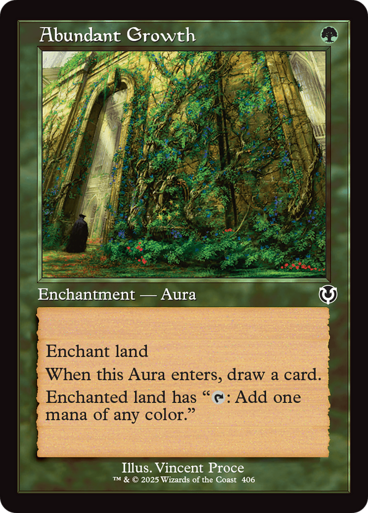 Abundant Growth (Retro Frame) [Innistrad Remastered] | Game Grid - Logan