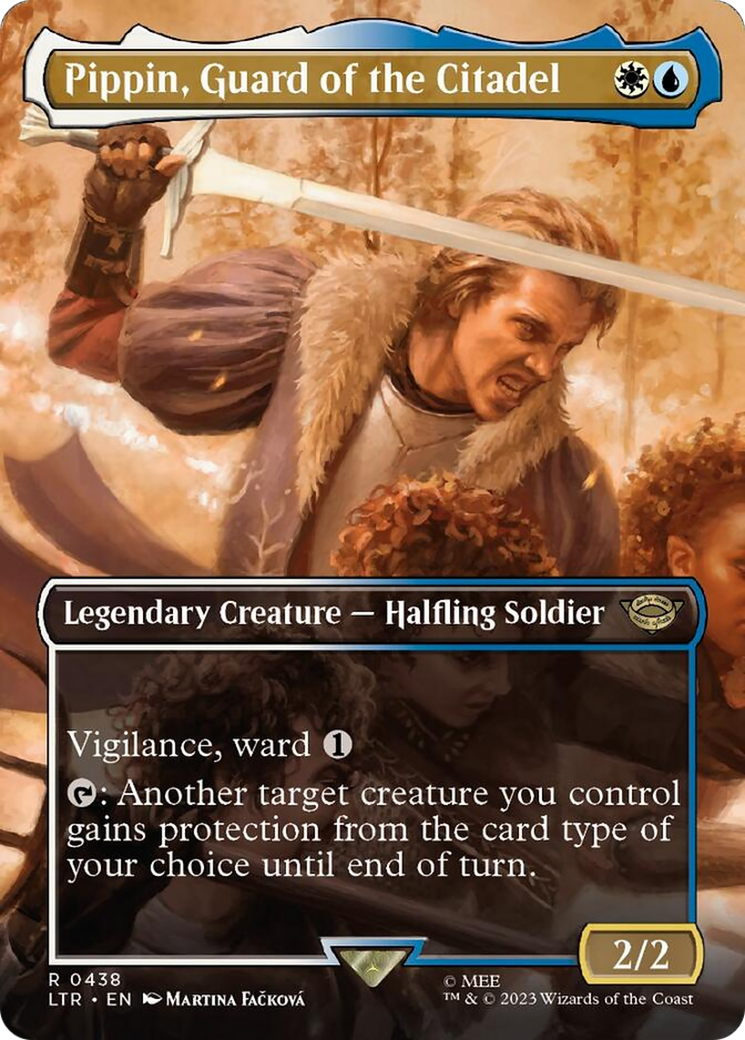 Pippin, Guard of the Citadel (Borderless Alternate Art) [The Lord of the Rings: Tales of Middle-Earth] | Game Grid - Logan