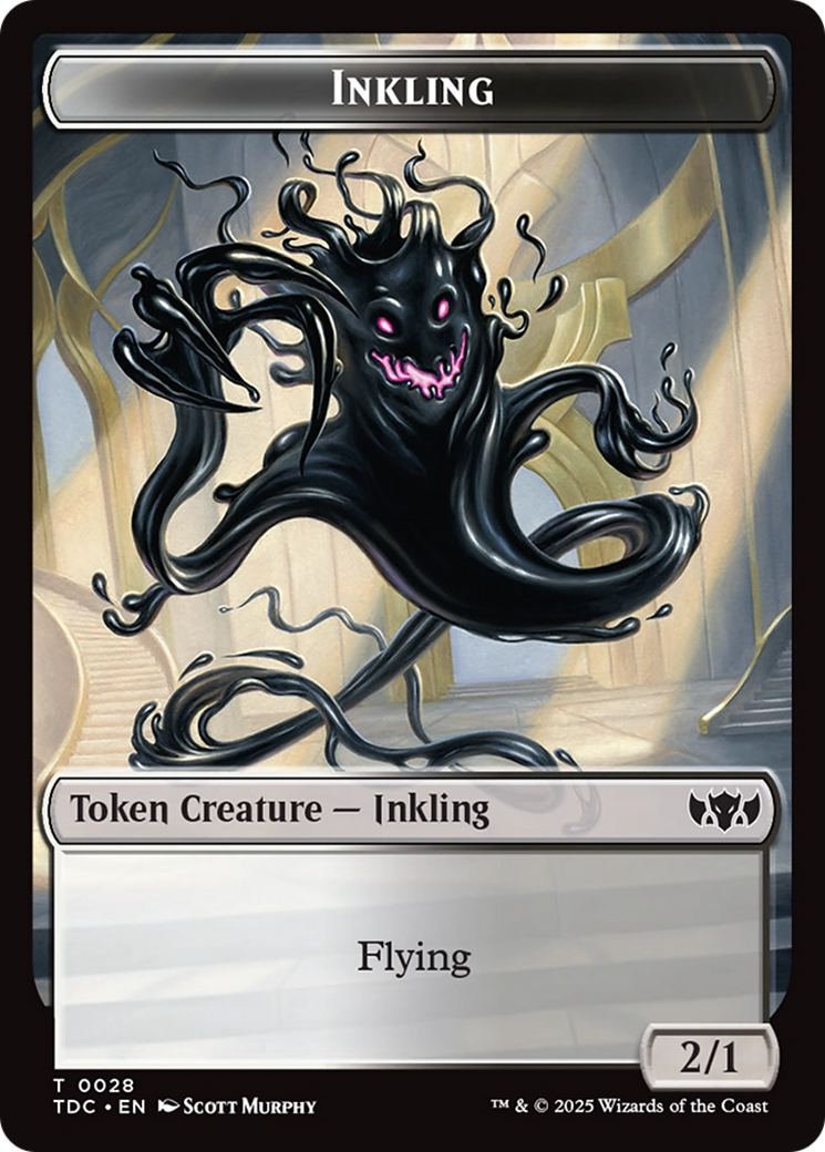 Inkling // Insect (0023) Double-Sided Token [Tarkir: Dragonstorm Commander Tokens] | Game Grid - Logan