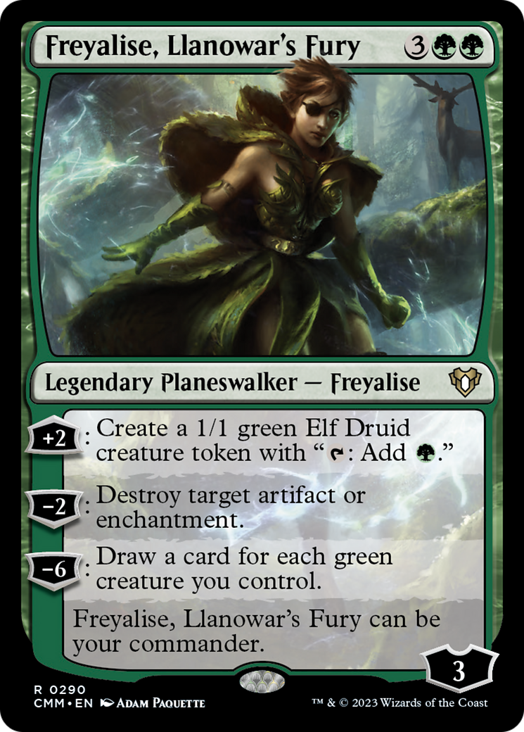 Freyalise, Llanowar's Fury [Commander Masters] | Game Grid - Logan