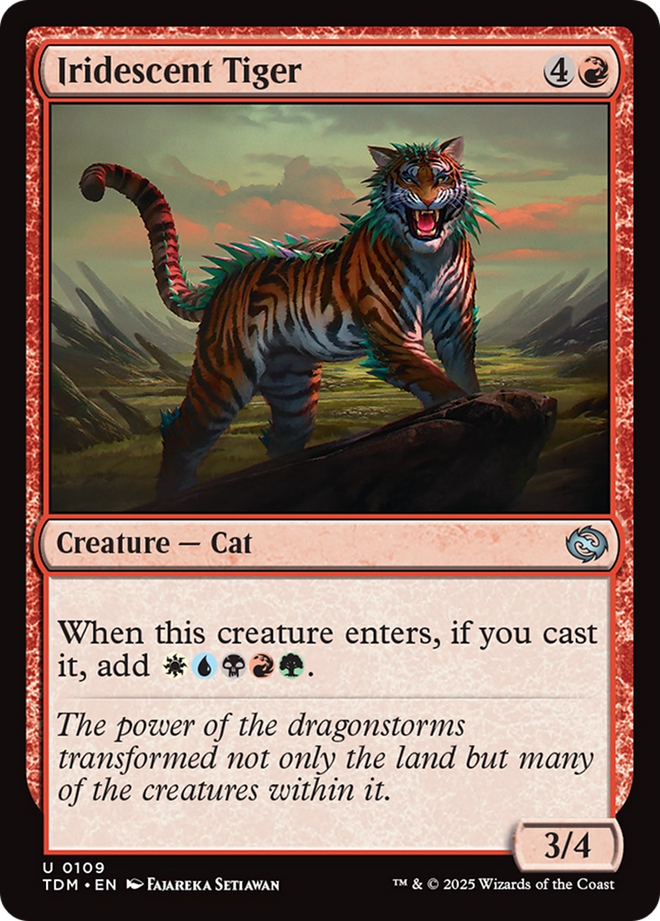 Iridescent Tiger [Tarkir: Dragonstorm] | Game Grid - Logan