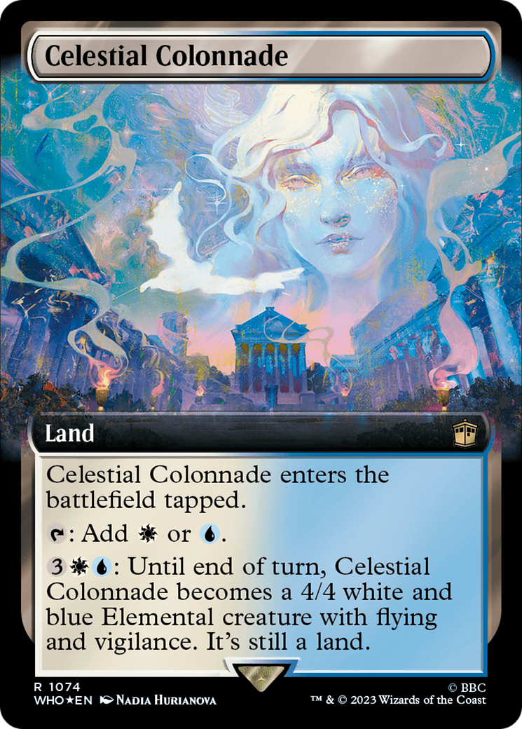 Celestial Colonnade (Extended Art) (Surge Foil) [Doctor Who] | Game Grid - Logan